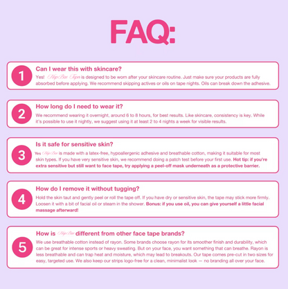 Beauty Sleep Face Tape